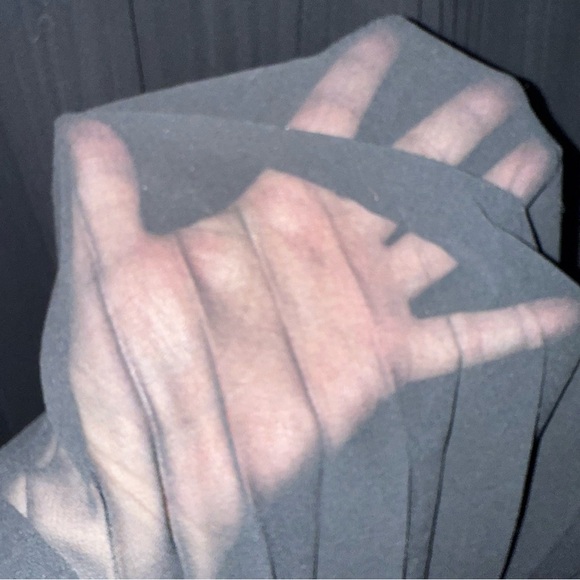 Banana Republic PLEATED CHIFFON MIDI SKIRT women’s size 8 black - Picture 5 of 12